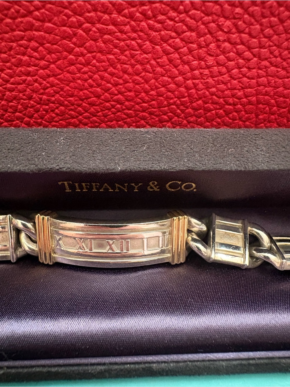 Tiffany & Co. Two-Tone Roman Numeral Bracelet 1995